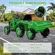 preview thumbnail 18 of 22, Kids Ride on Tractor with Trailer