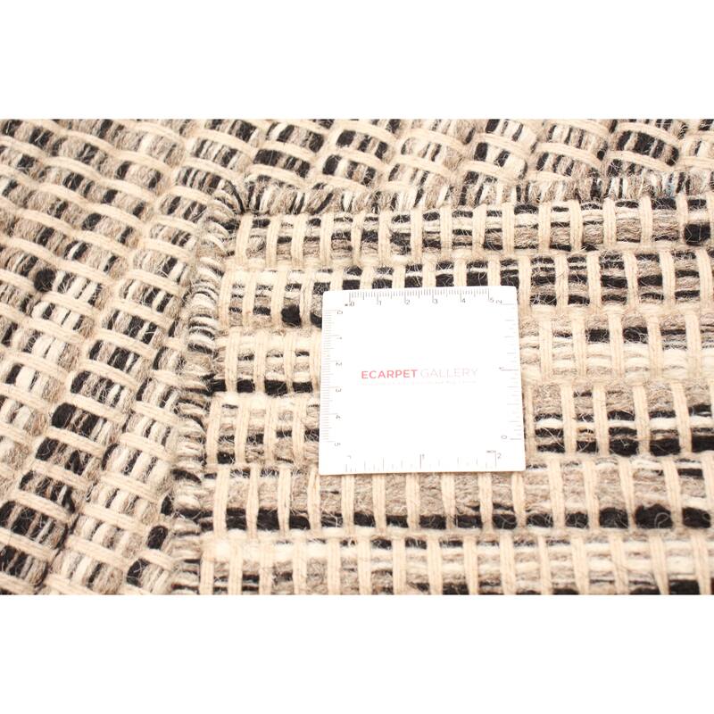 ECARPETGALLERY Hand Loomed Bungalow Wool Dhurrie