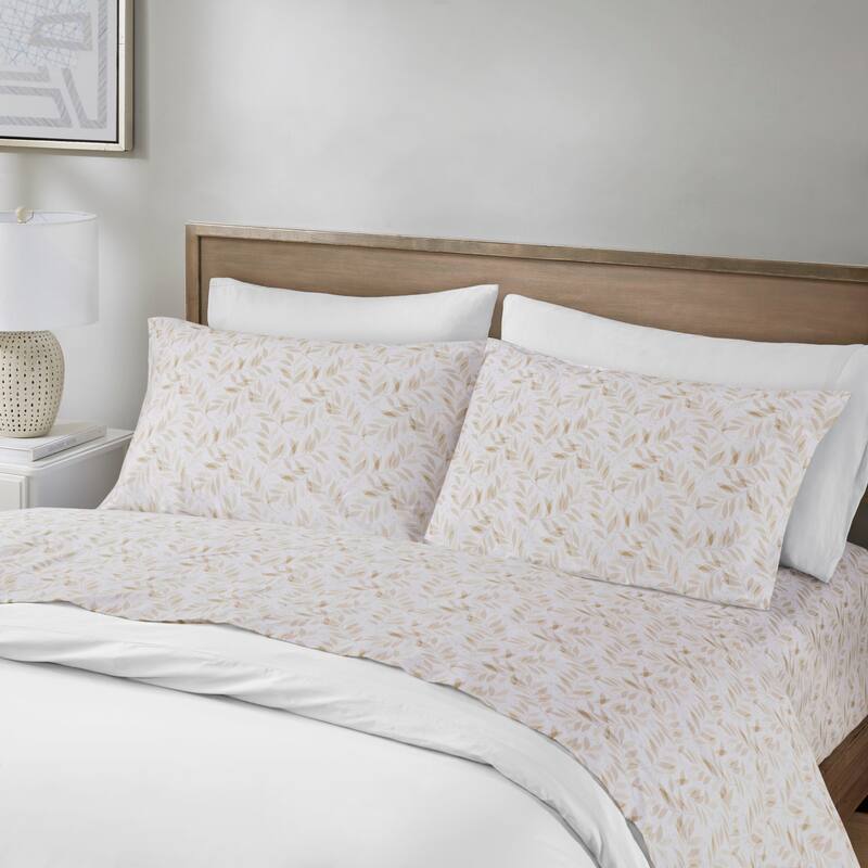 Madison Park Essentials 200 Thread Count Printed Cotton Sheet Set