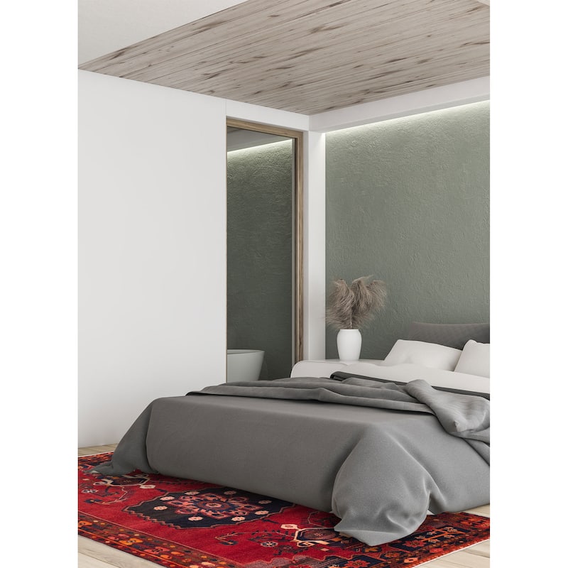 ECARPETGALLERY Hand-knotted Konya Anatolian Red Wool Rug - 4'9 x 8'0