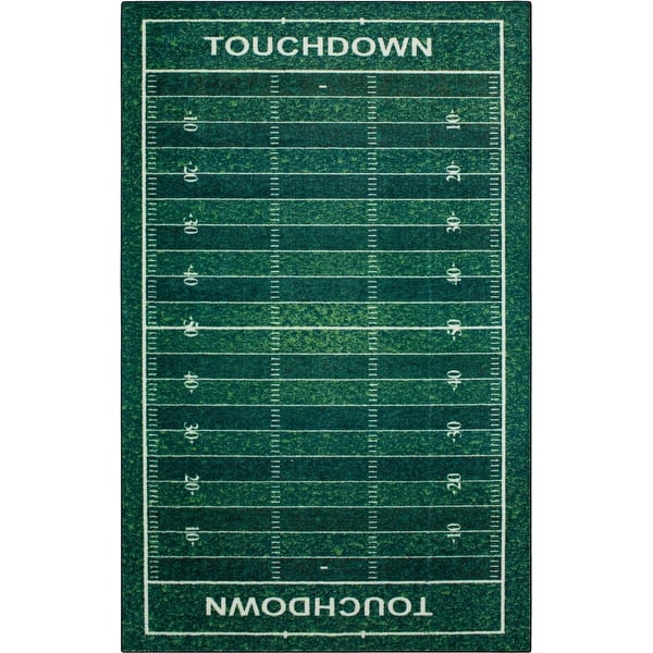 slide 4 of 9, Mohawk Home Football Yards Sports Area Rug 3'4" x 5'