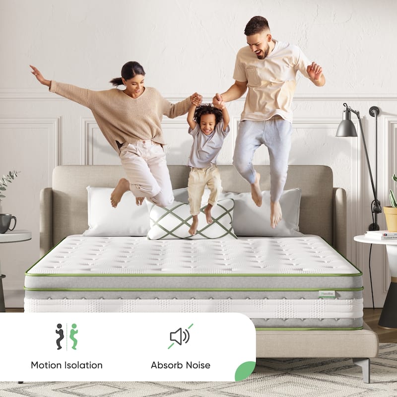 Novilla 12-inch Gel Memory Foam and Innerspring Hybrid Mattress