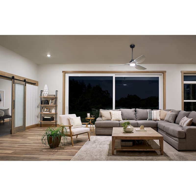 Imari 65-inch LED Ceiling Fan (3-finish options)