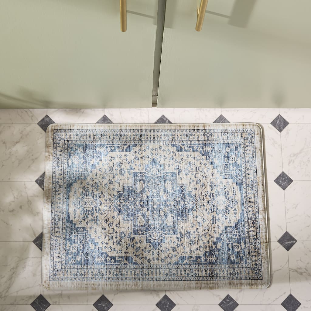 SAFAVIEH Kitchen Mat Asteria Non-Slip PVC Kitchen Floor Area Rug