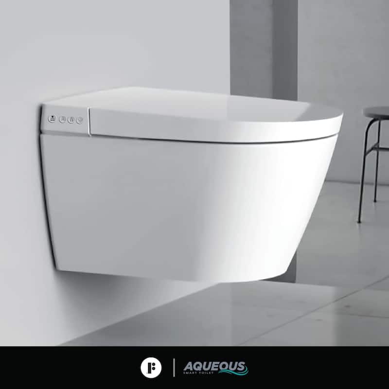 In-wall Smart Toilet Combo Set - Toilet Bowl With Bidet Seat, Tank And Carrier System