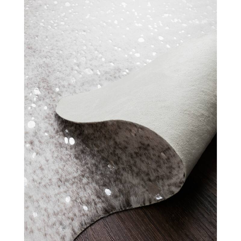 Alexander Home Clayton Faux Cowhide Area Rug