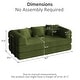 preview thumbnail 10 of 47, Convertible Sleeper Sofa Bed with Pillows, 4-in-1 Corduroy Folding Mattress Couch