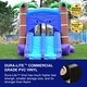 preview thumbnail 4 of 9, HeroKiddo Enchanted Forest Commercial Grade Inflatable Bounce House & Water Slide Combo (No Blower Included), Kids Outdoor Fun