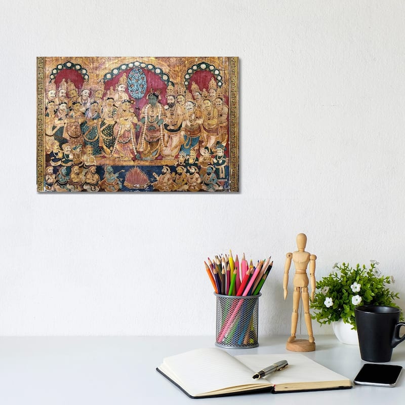 iCanvas "Hindu Wedding Ceremony" by Unknown Canvas Print - 8x12x0.75