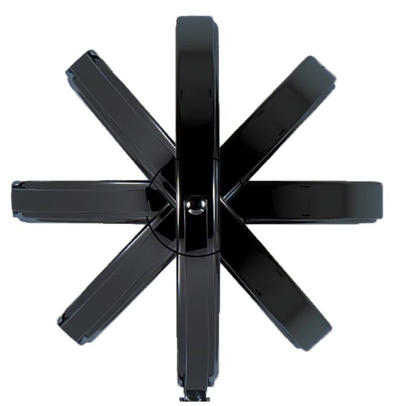 8 inch Double-Sided Wall Mounted 10X LED Magnifying Bathroom Mirror