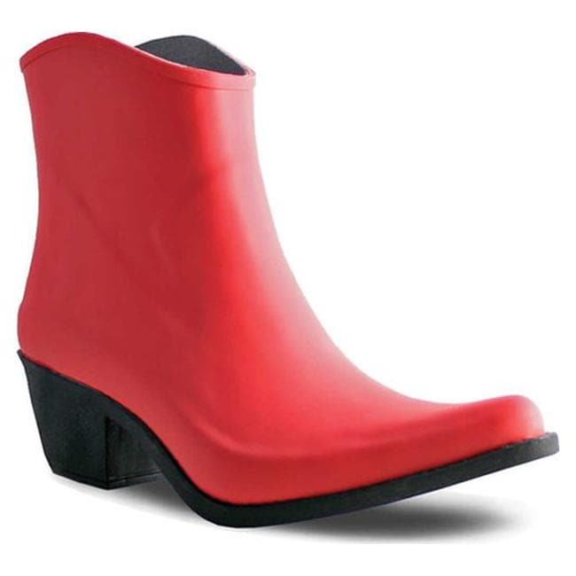 womens rubber cowboy rain boots