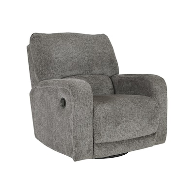Wittlich Contemporary Swivel Glider Recliner Slate