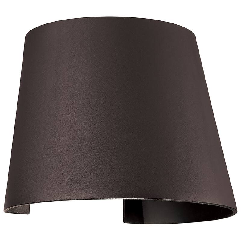 Access Lighting Cone 6" Tall LED Outdoor Wall Sconce - 3000K - Bronze