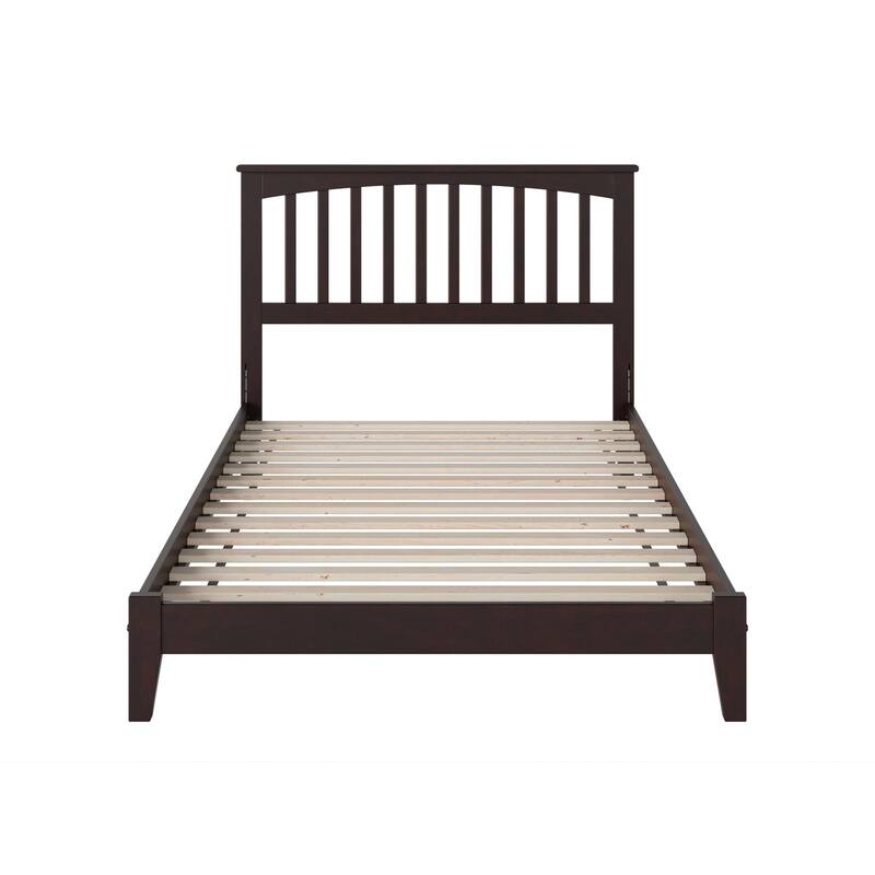 Platform Bed - Stylish Design Slats & Elegant Headboard - Modern Bedroom Furniture