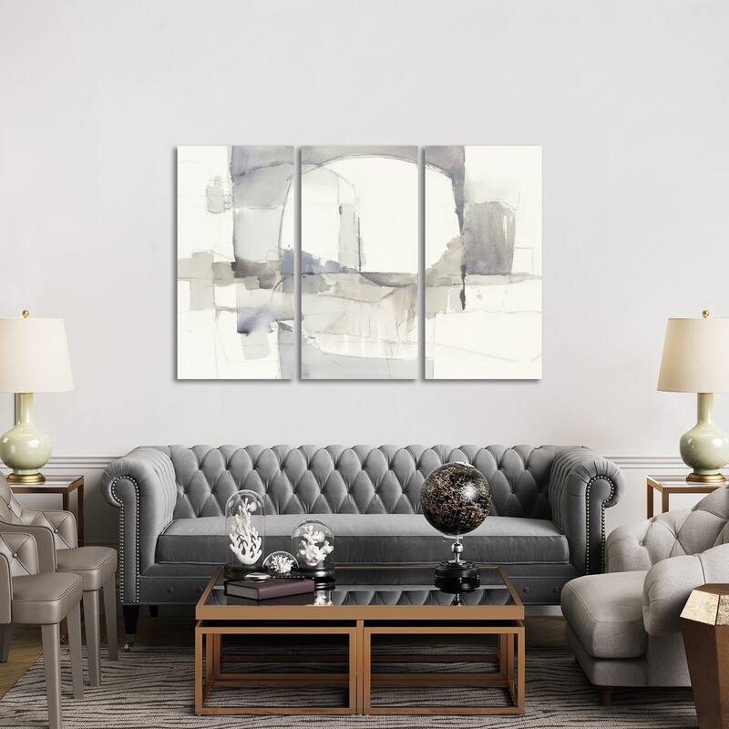 iCanvas "Improvisation I" by Mike Schick 3-Piece Canvas Wall Art Set - 40x60x1.5