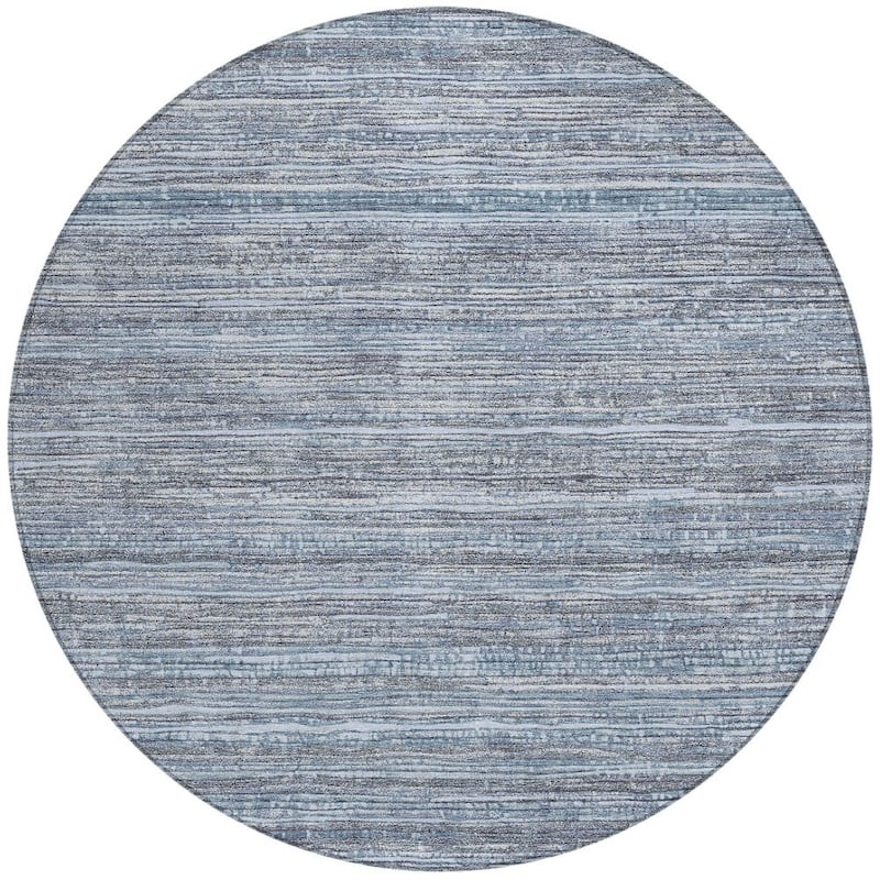 HomeRoots Striped Transitional Rectangle Outdoor Rug