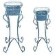 preview thumbnail 26 of 37, SAFAVIEH Hendrick Victorian Scroll Iron Outdoor Planter Set of 2. - 28.4" W x 15.4" D x 32.7 H