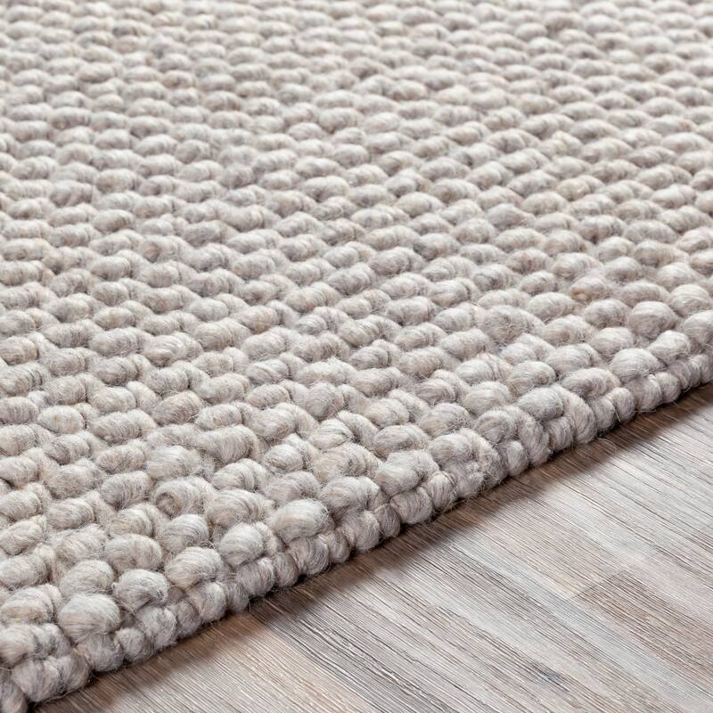 Livabliss Armin Handmade Textured Wool Blend Area Rug On Sale Bed