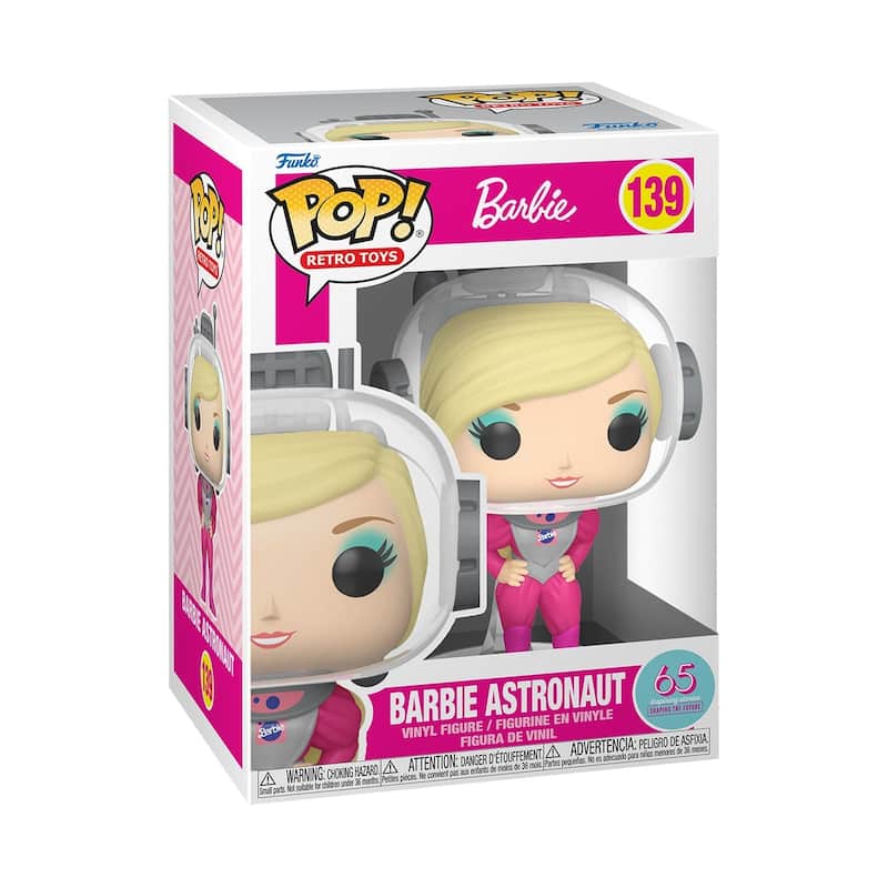 Funko POP! Retro Toys Barbie Astronaut 3.75" Vinyl Figure (#139) - Multi-Color