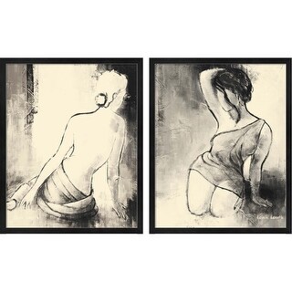 Lanie Loreth 'Figurative Woman' Framed Art (Set of 2)