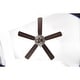 preview thumbnail 14 of 13, Milly Antique Bronze 52-Inch 5-Blade Flower Pattern Metal/Crystal Lighted Ceiling Fan