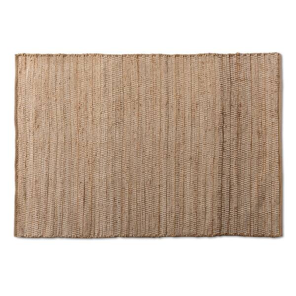 slide 2 of 5, Osage Modern and Contemporary Natural Handwoven Hemp Blend Area Rug - 5' x 8'/Surplus Ivory&Natural