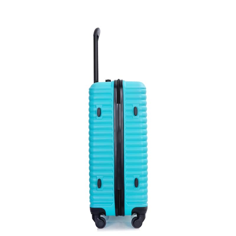 Luggage Sets Wear-Resistance Lightweight Suitcase Spinner Wheels, 3 Piece Hardside Suitcase with Two Hooks and TSA Lock