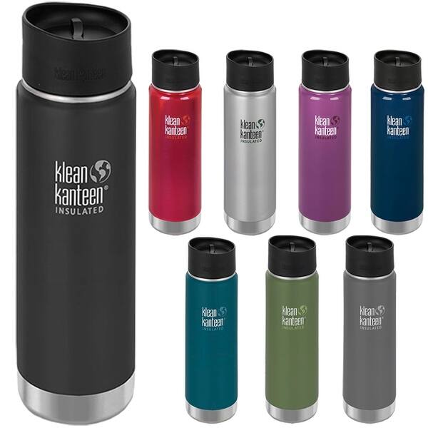 Shop Klean Kanteen Wide Mouth 20 Oz Insulated Bottle With Cafe Cap 2 0 Overstock 16078162
