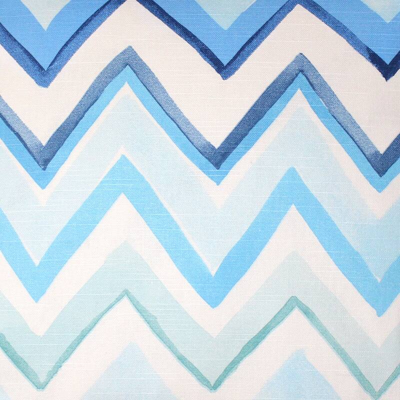 Pillow Decor Pacifico Stripes Blue Throw Pillow 20X20