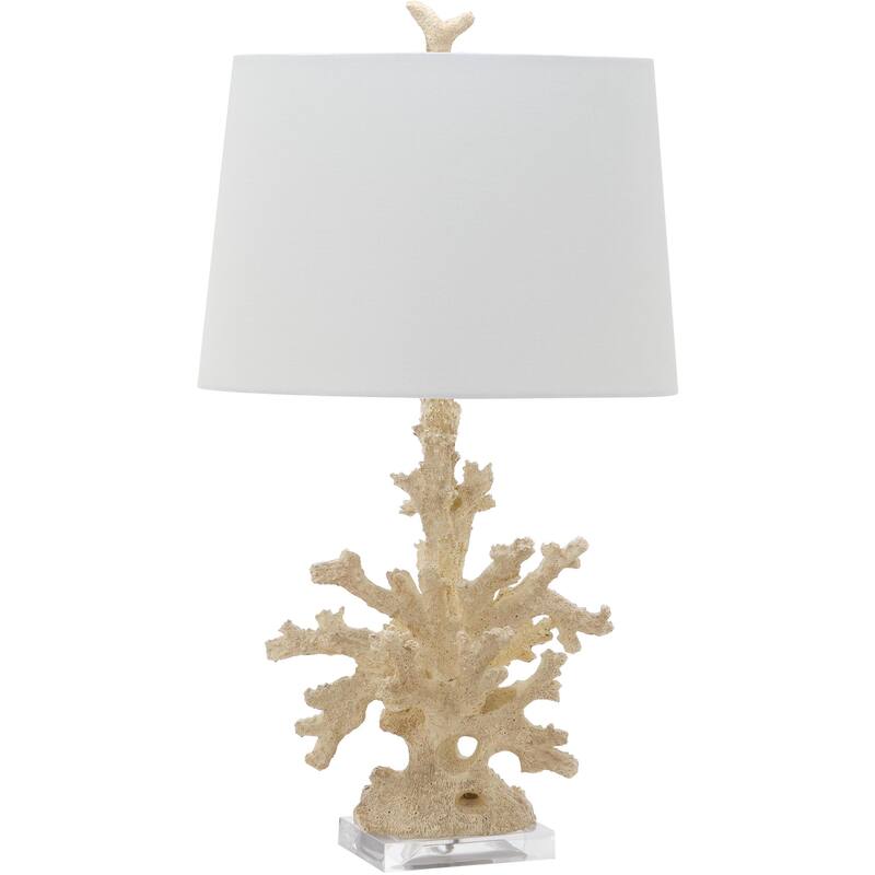 SAFAVIEH Lighting Towanda 28-inch Coral Branch Cream Table Lamp (Set of 2) - 16Wx11Dx29H