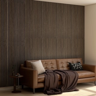 HOMCOM 4 Pack 3D Acoustic Panels, 47" x 24" Soundproof Wood Panels for ...