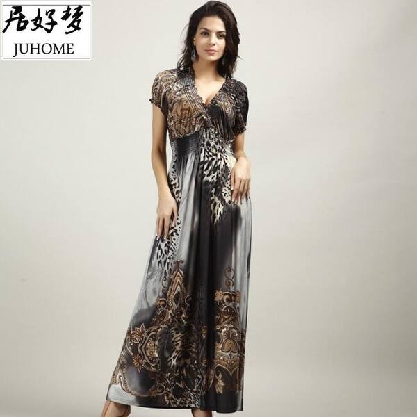 Shop 4xl 5xl Big Size Large Size Plus Size Women Clothing Hot Maxi