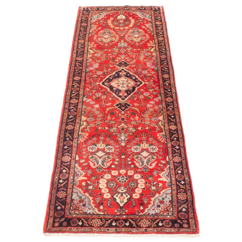 ECARPETGALLERY Hand-knotted Anadol Red Wool Rug - 2' 9" x 9' 1"