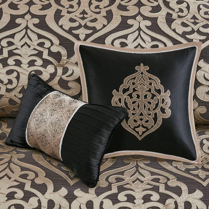 Madison Park Dillon 8 Piece Jacquard Comforter Set