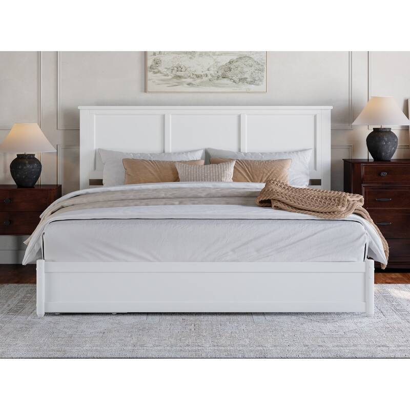 Felicity Platform Bed with Panel Footboard and Storage Drawers