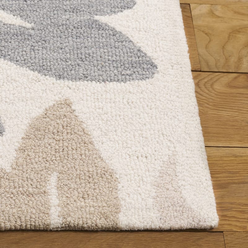 SAFAVIEH Handmade Jardin Jappe Country Botanical Wool Rug