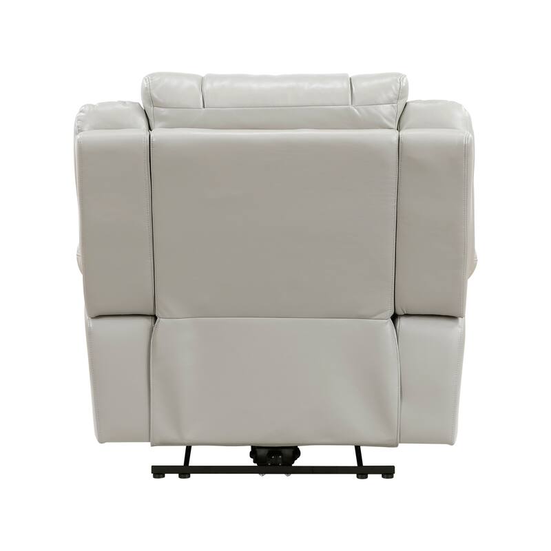 Ridge 40" Faux Leather Power Recliner - LED and Charging Ports