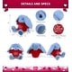 preview thumbnail 2 of 4, DolliBu I LOVE YOU Super Soft Baby Blue Rabbit Plush with Red Shirt - 8 inches