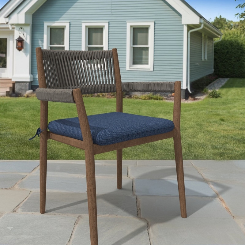 Covers&All Sunbrella Outdoor Dining Chair Cushions, Waterproof, Fade Resistant Seat Pads for Patio Furniture ( 18 x 18 x 3 )