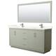 Option Light Green / Giotto Quartz Top / Brushed Nickel