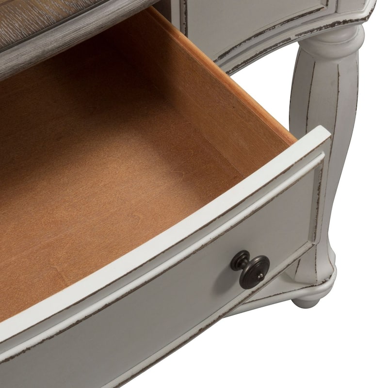 Magnolia Manor Antique White Sofa Table
