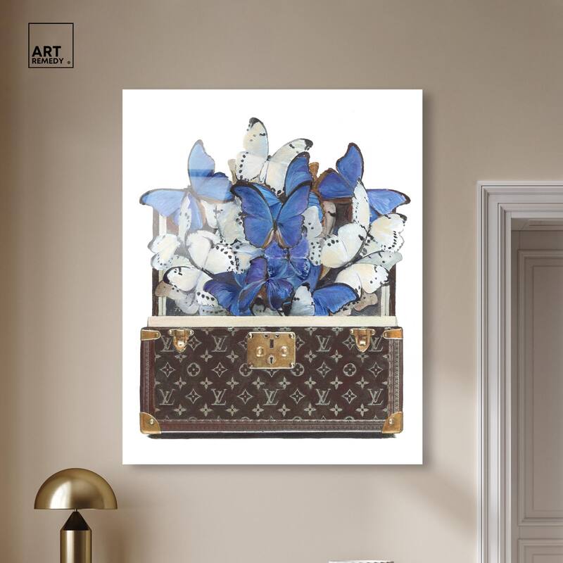 Luxurious Butterflies Acrylic by Art Remedy, Ready to Hang