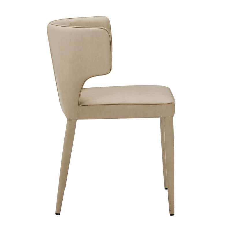 Extended Wingback Modern Dining Chair