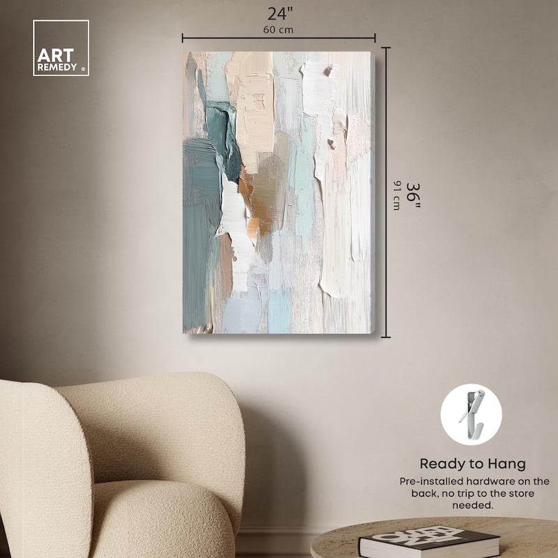 Impasto Intervals I Canvas by Art Remedy, Gallery Wrapped