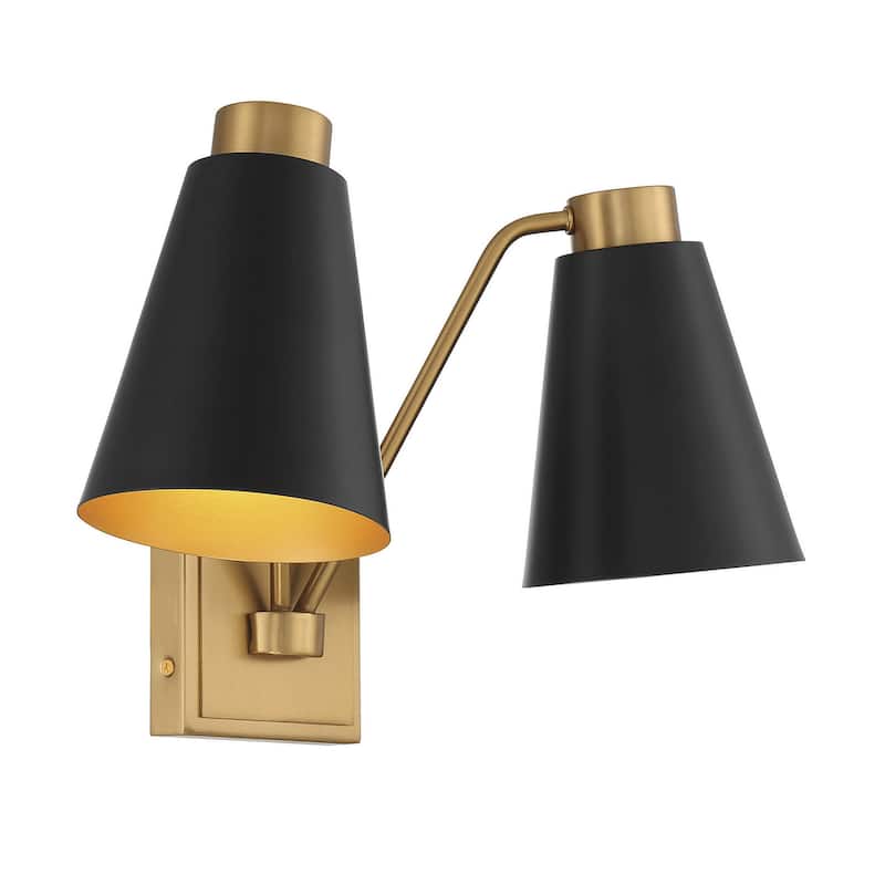 Meridian M90076 2 Light 11" Tall Wall Sconce