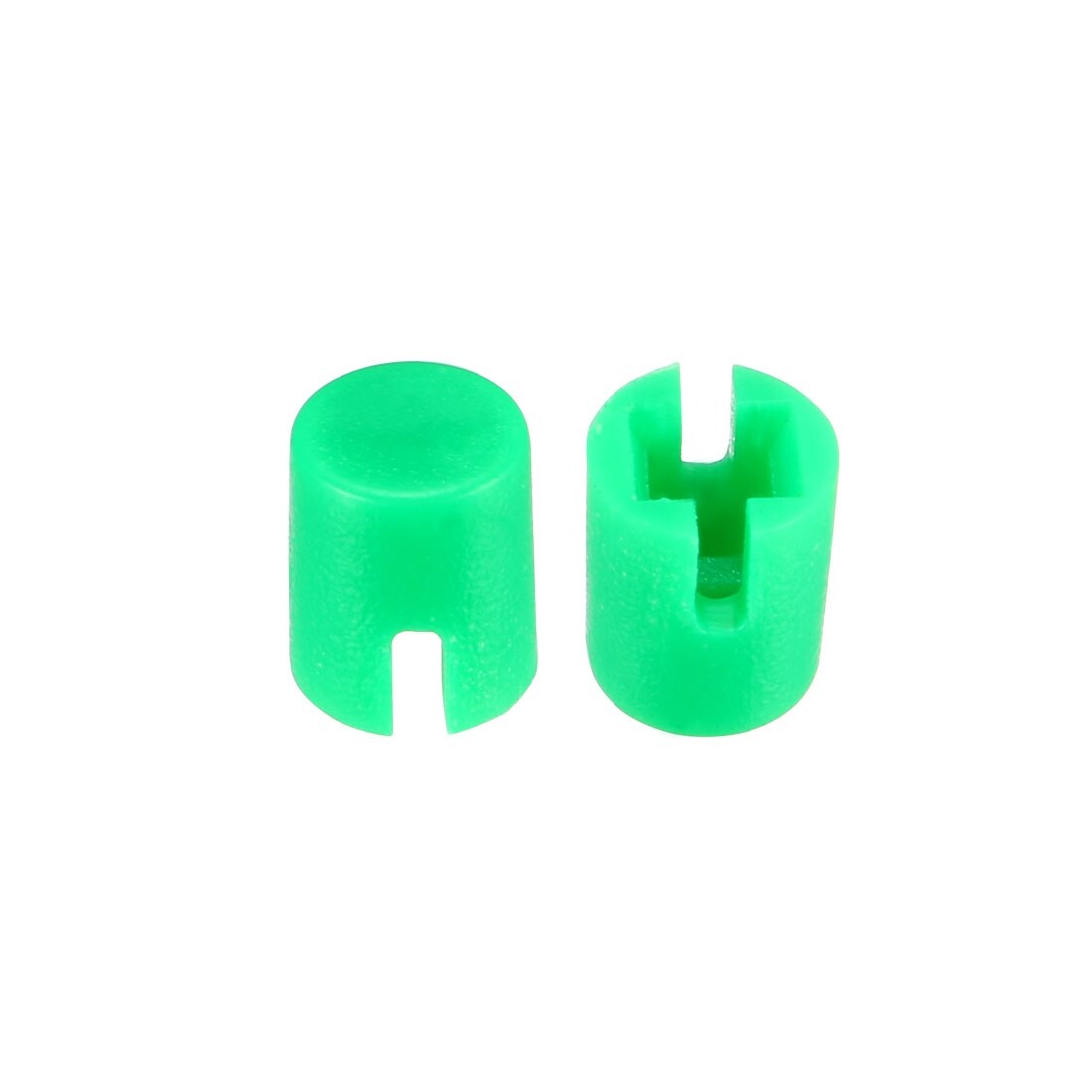 50Pcs 4.6x5.5mm Pushbutton Switch Caps Cover for 6x6x7.3mm Tact Switch - Green