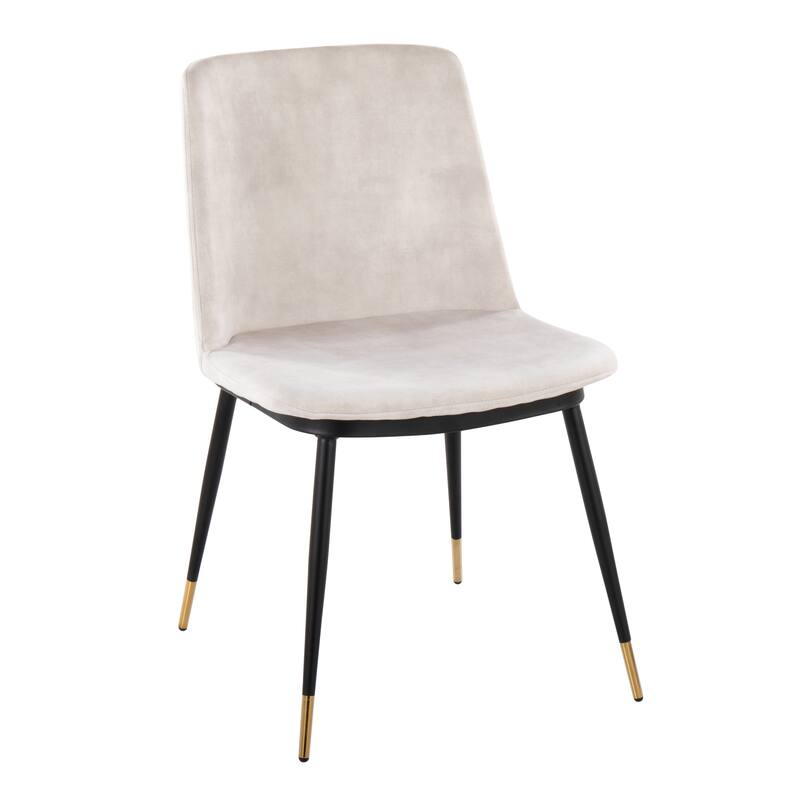 Carson Carrington Culnady Upholstered Dining Chair (Set of 2) - Beige Velvet