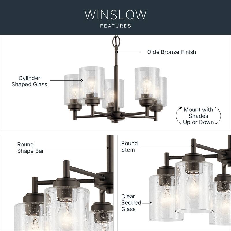 Kichler Lighting Winslow 5-light Olde Bronze Chandelier
