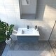 preview thumbnail 36 of 39, Margi 32" Wall-Mount Bathroom Vanity & Basin Set - Stripes