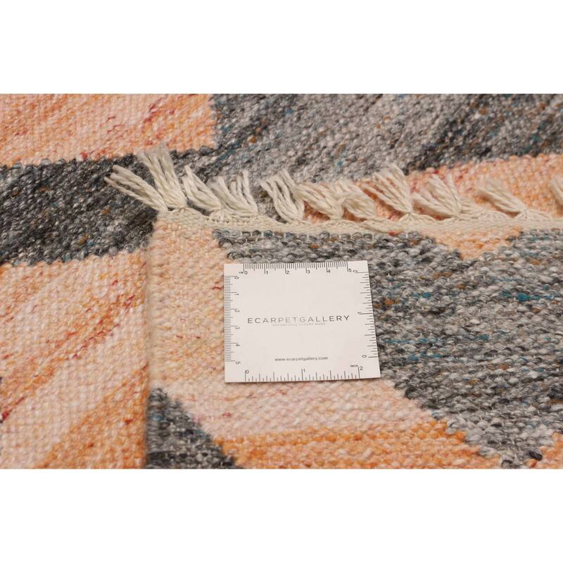 Ankara FW Grey Kilim 5'1" x 8'0" - 5'1 x 8'0